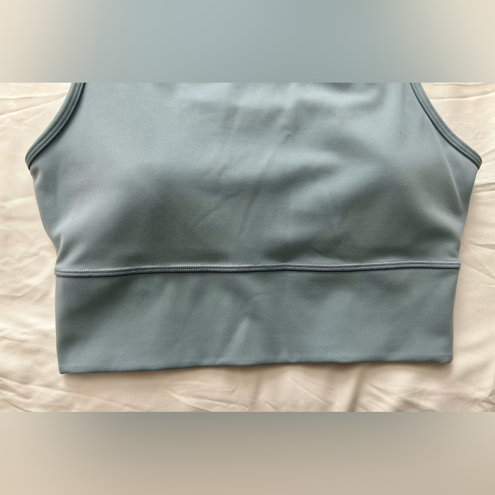 Lululemon Slate Blue Sports Bra - Size 6 - Picture 4 of 6